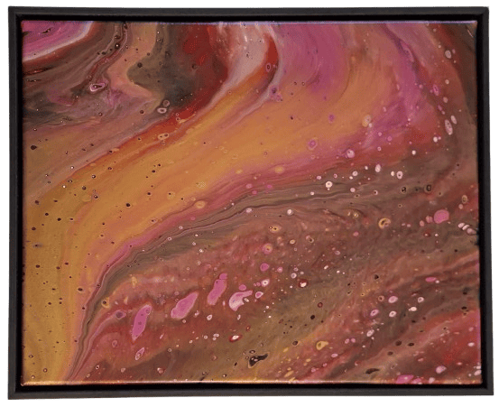 Toile abstraite Lignes du Destin aux contrastes dynamiques